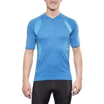 Picture of ENDURA SINGLETRACK LITE SHORT SLEEVE JERSEY BLUE